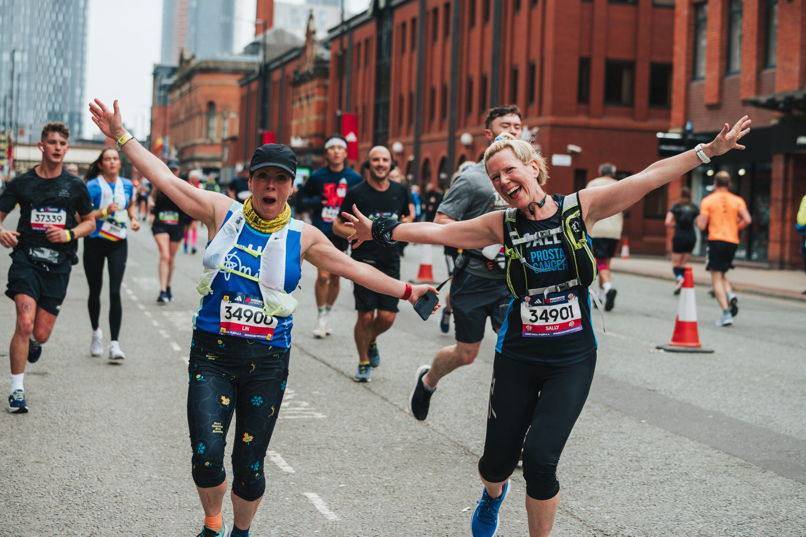 7 participants who ran their FIRST EVER MARATHON with us yesterday